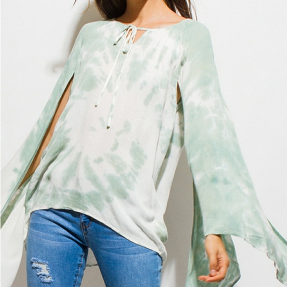 📣LAST ONE📣 🌿BOHO SLEEVED TOP🌿 - Picture 4 of 7